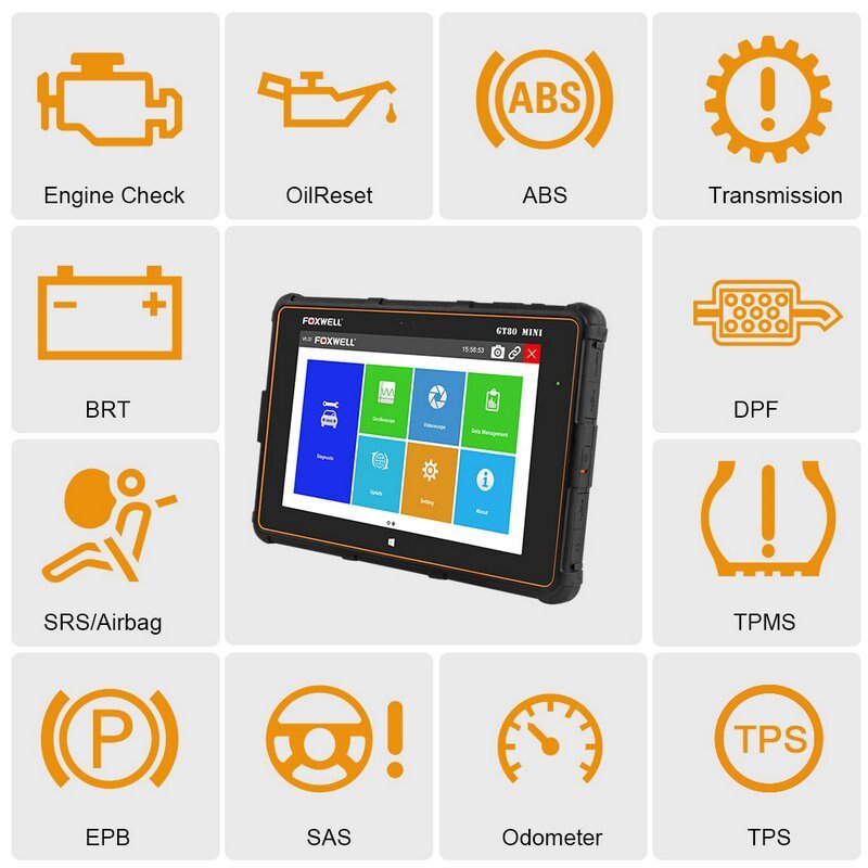 Escaner Automotriz Profesional Foxwell GT80